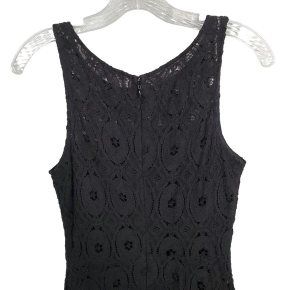 BB Dakota Size 8 Dress Renley Fit & Flare Minidress Bateau Sleeveless Black - Picture 6 of 13